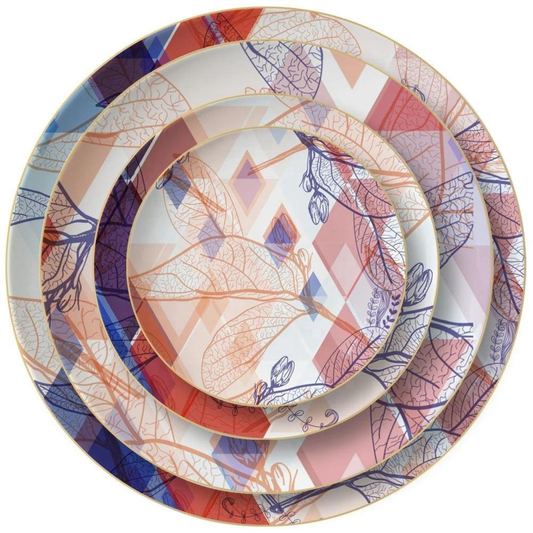 Klassisches Einzigartiges Luxus Bone China Geschirrset