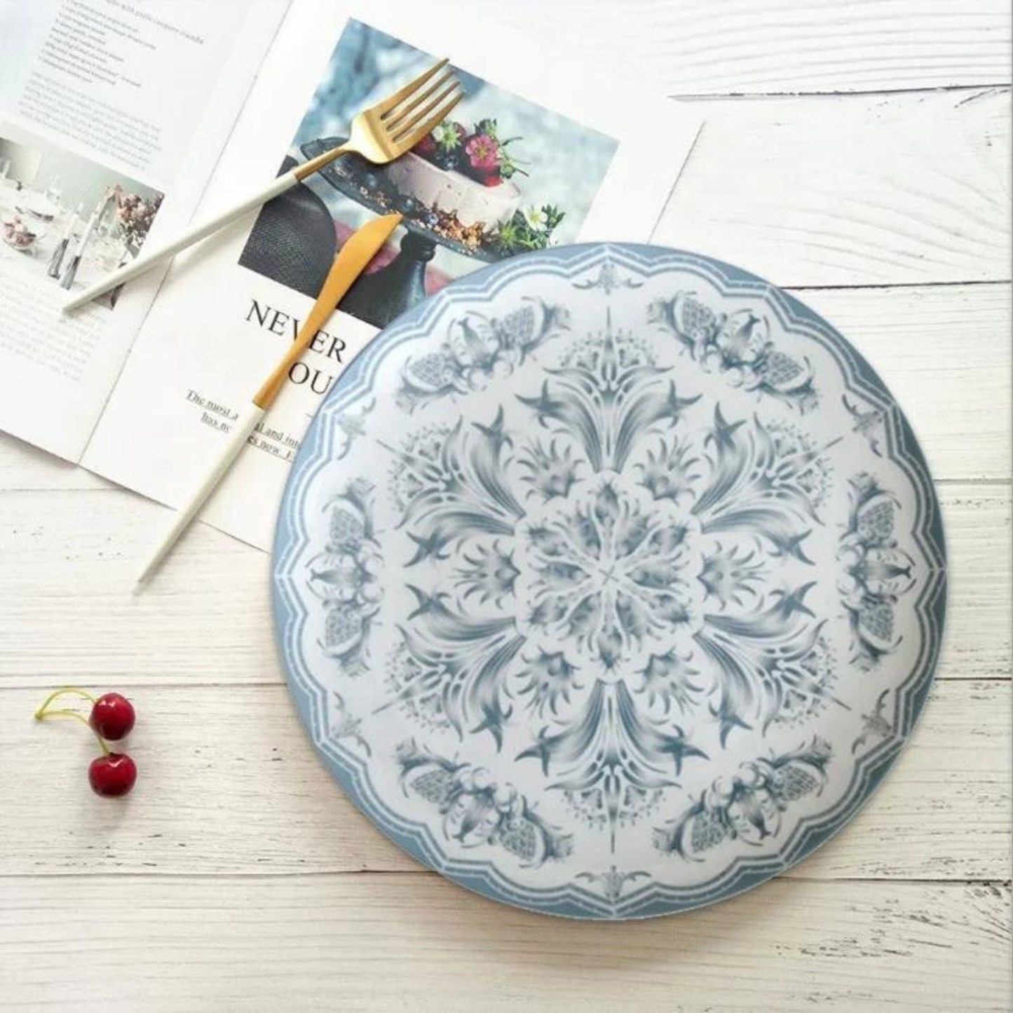 Luxuriöses Bone China Tafelservice 4 tlg