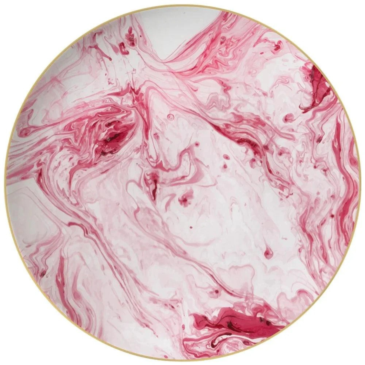 Rosa Marmor Muster Luxus Bone China Geschirrset
