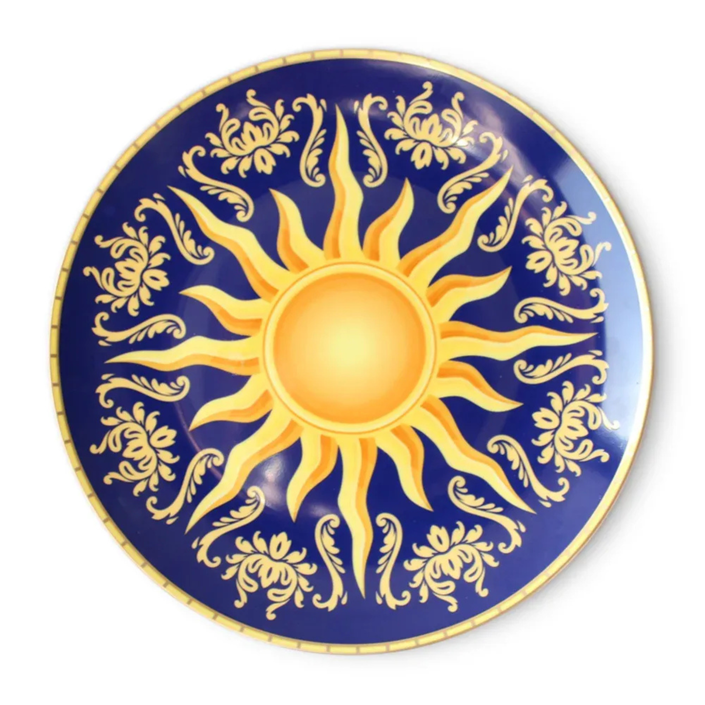 Royal Blau-Gold Sonnen Bone China Geschirrset
