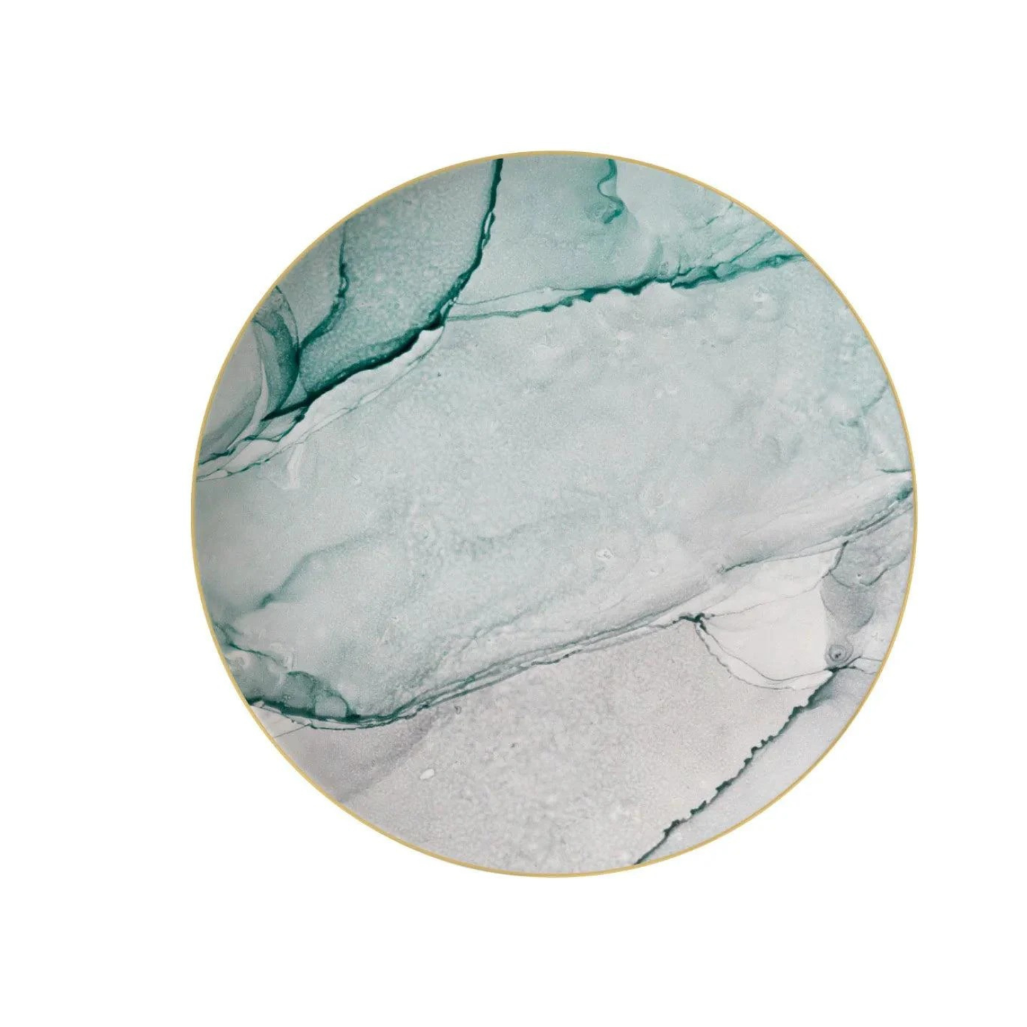 Luxuriöses Green Marble Bone China Geschirrset