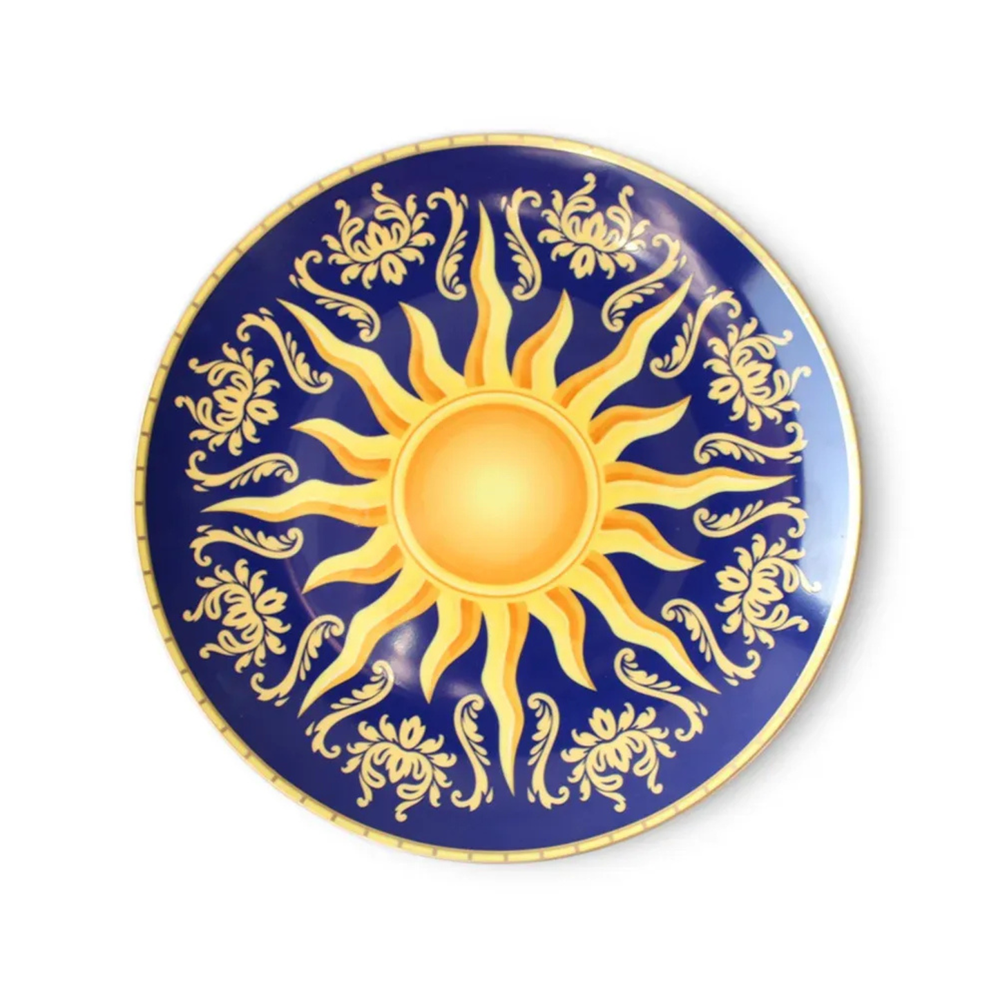 Royal Blau-Gold Sonnen Bone China Geschirrset