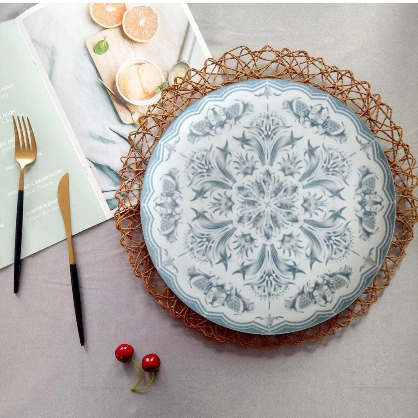 Luxuriöses Bone China Tafelservice 4 tlg