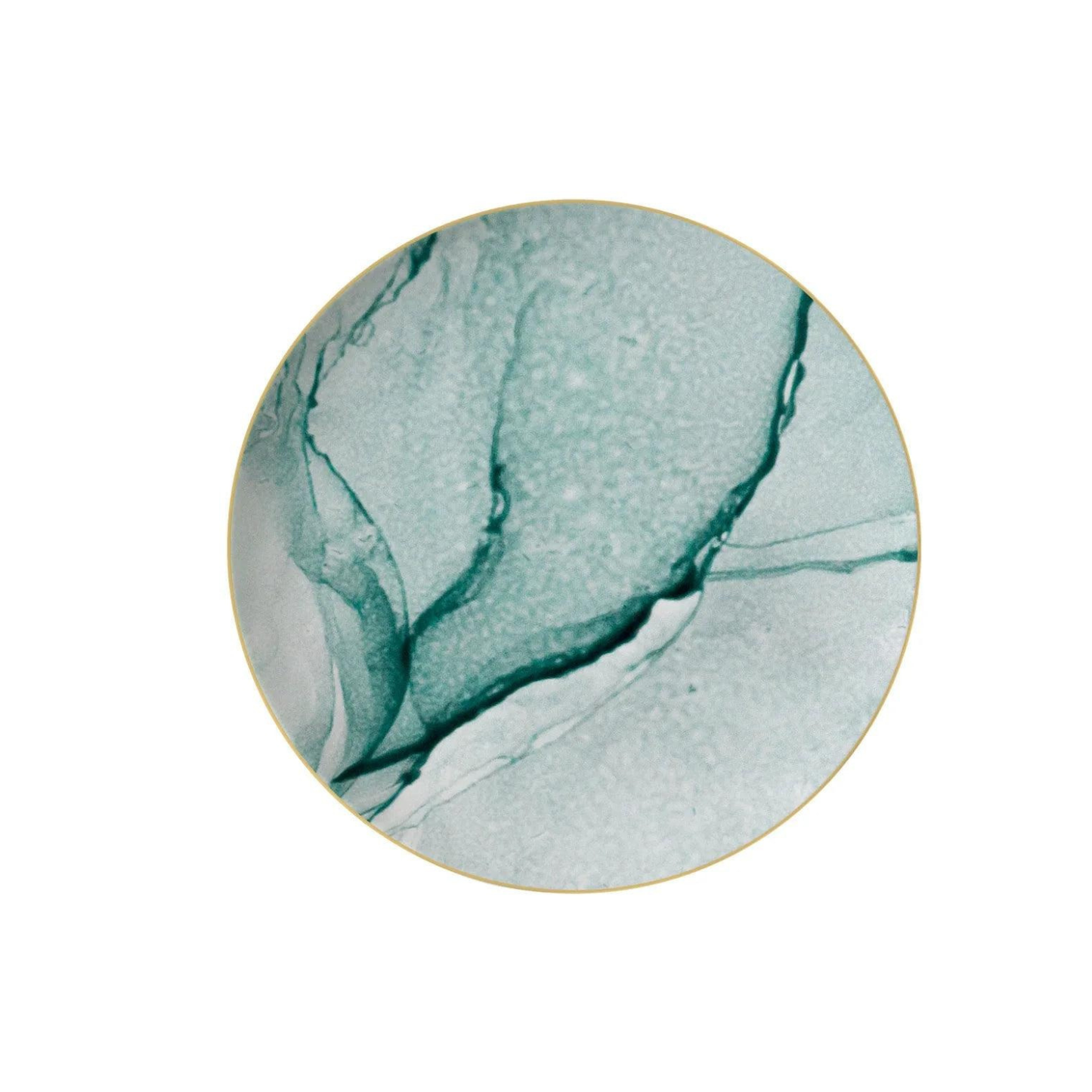 Luxuriöses Green Marble Bone China Geschirrset