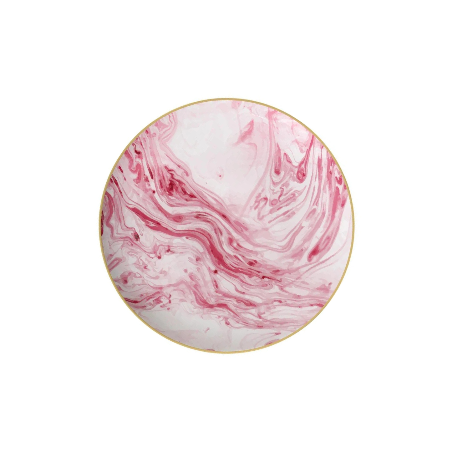 Rosa Marmor Muster Luxus Bone China Geschirrset