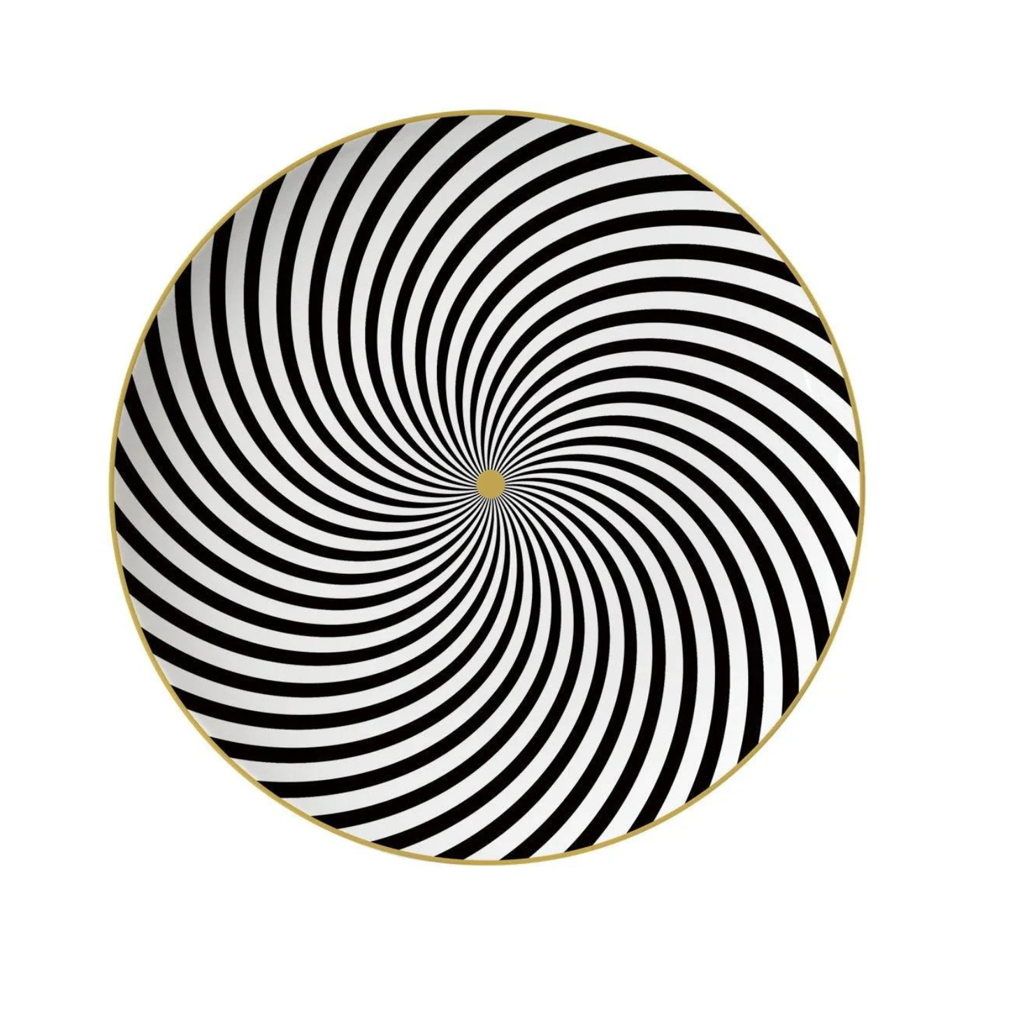 Luxuriöses Black Stripe Bone China Geschirrset