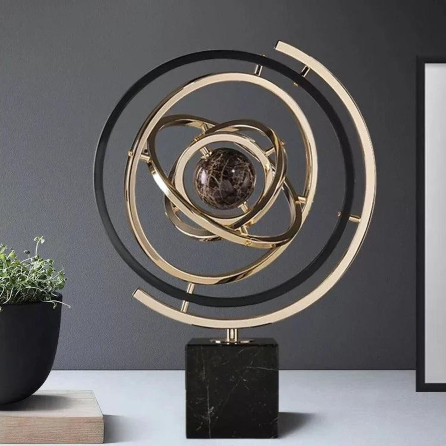 Moderne Drehbare Globus-Dekoration