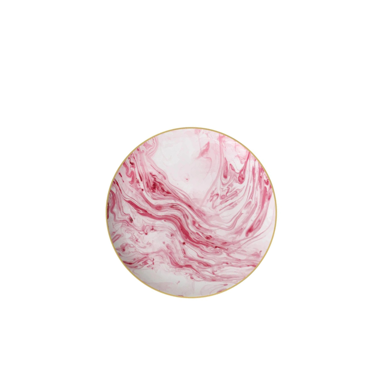 Rosa Marmor Muster Luxus Bone China Geschirrset