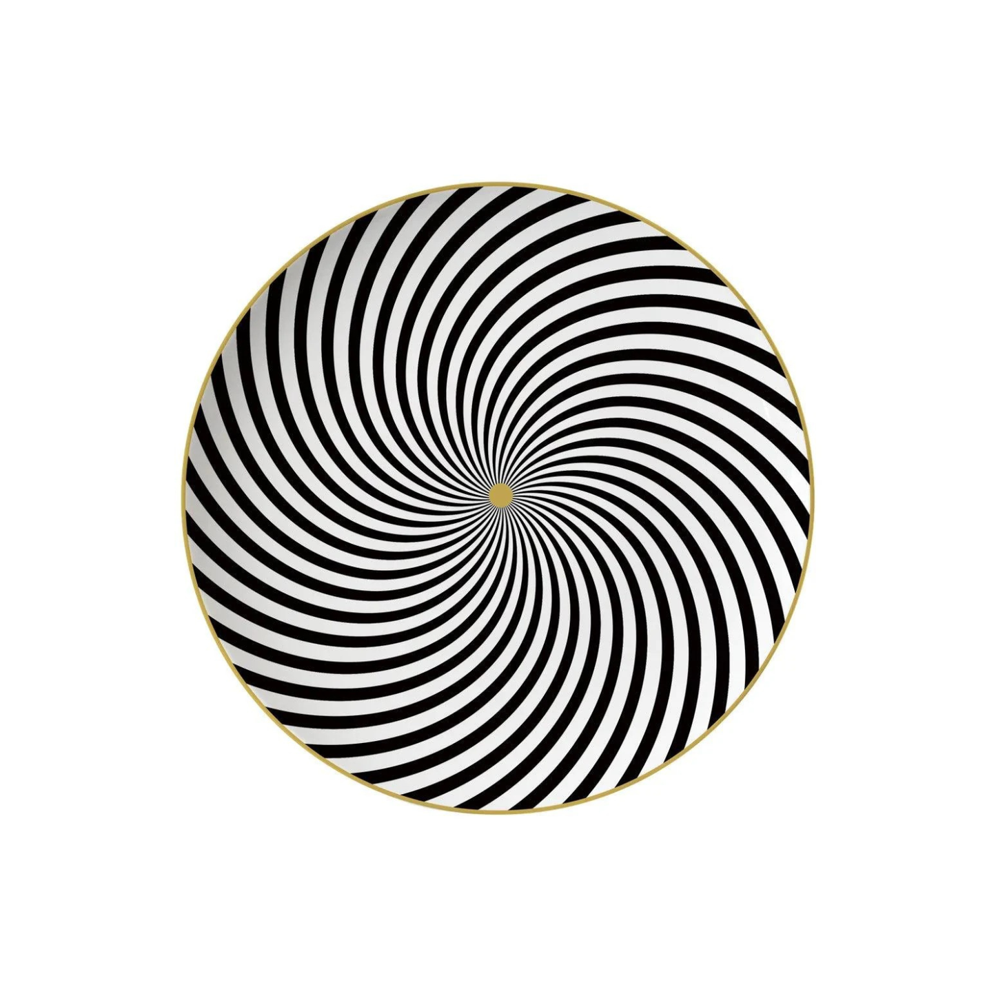 Luxuriöses Black Stripe Bone China Geschirrset