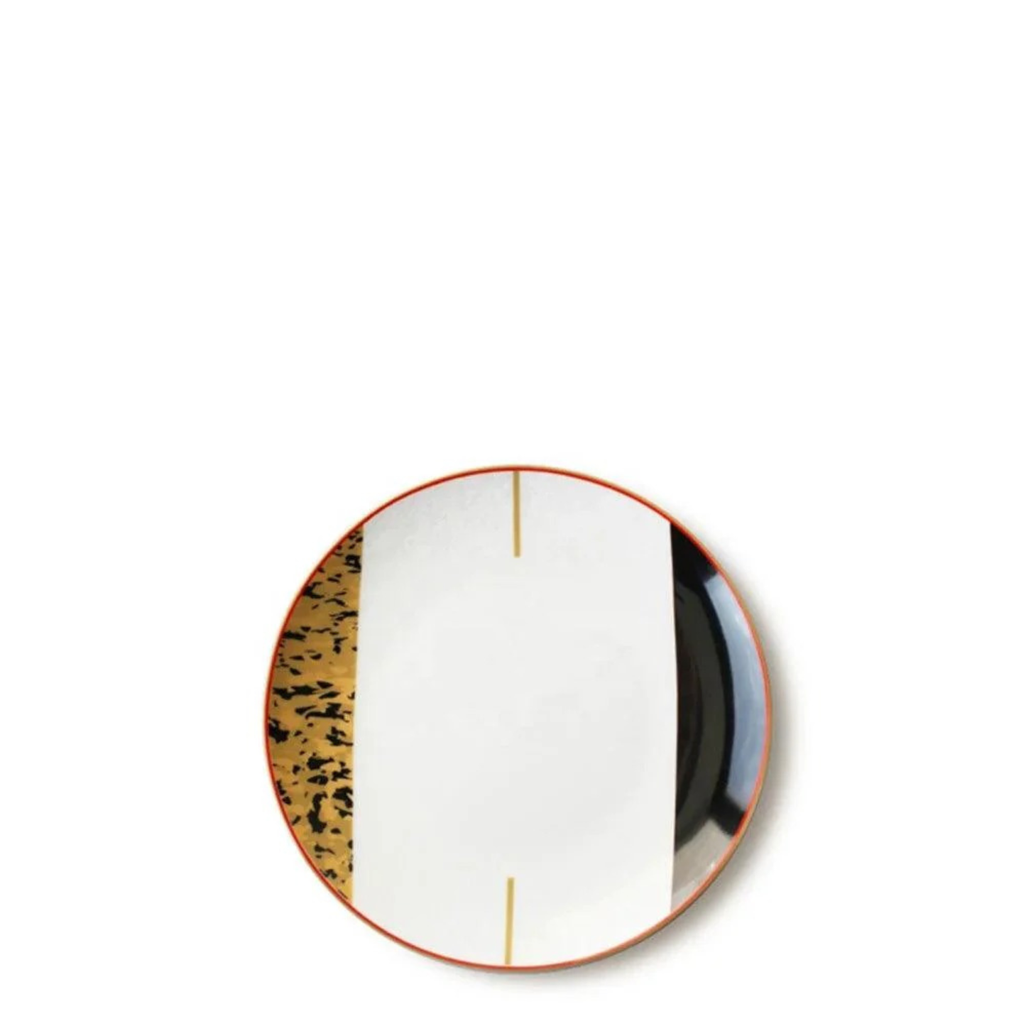 Schwarz Gold Marmor Luxus Bone China Geschirrset