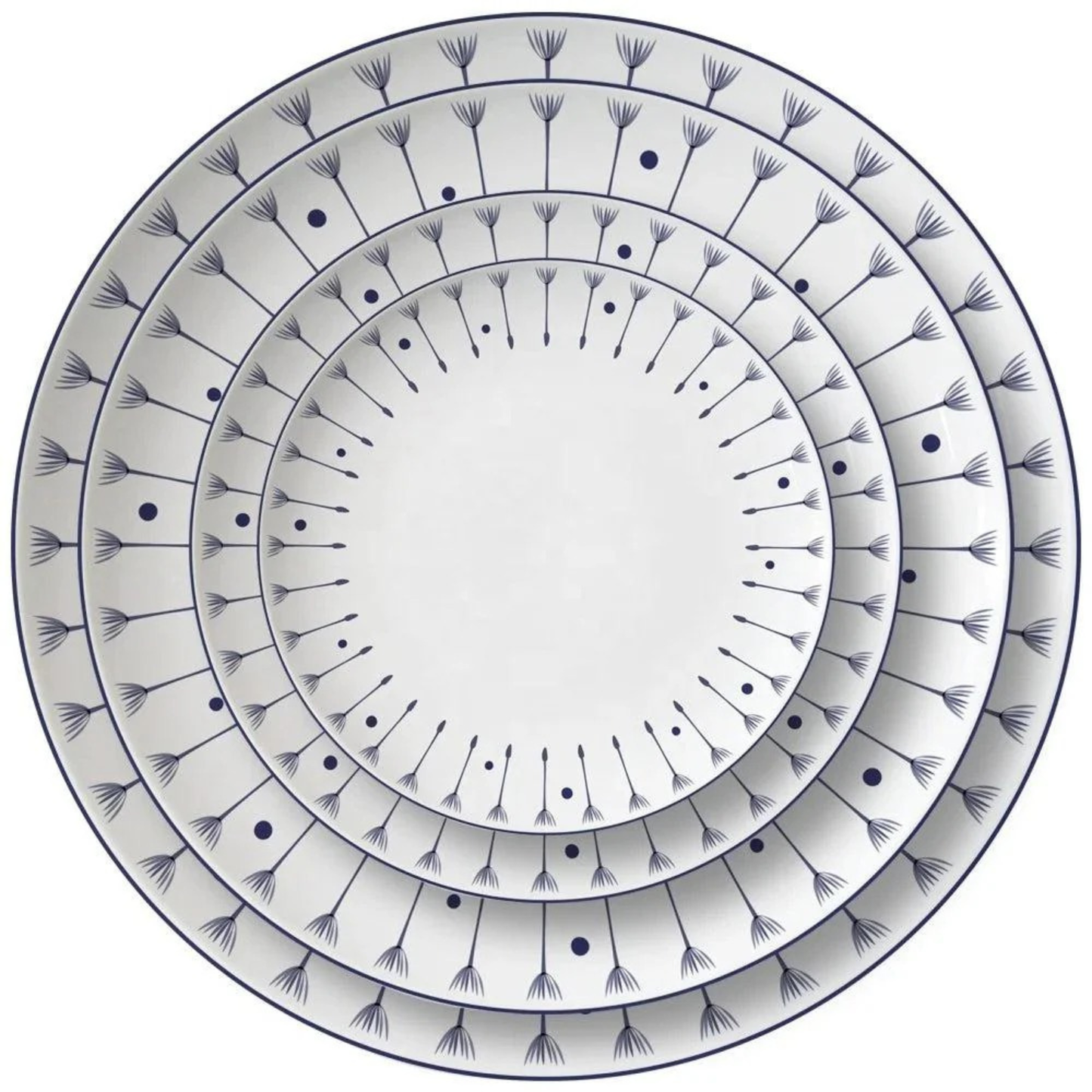 Luxuriöses Minimalistisches High-End Bone China Geschirrset