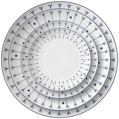 Luxuriöses Minimalistisches High-End Bone China Geschirrset