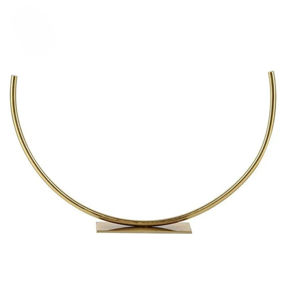Luxus Halbkreis Metall Dekorobjekt – Italienisches Design