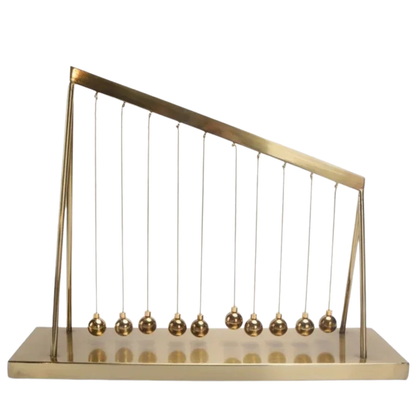 Goldenes Metall Pendel Balance Skulptur