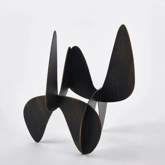 Antike Eisenfigur Vogel – Luxuriöse Metall-Dekoration