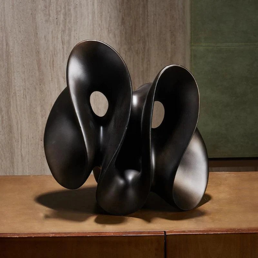 Exklusive Abstrakte Luxus-Skulptur – Handgefertigtes aus Resin