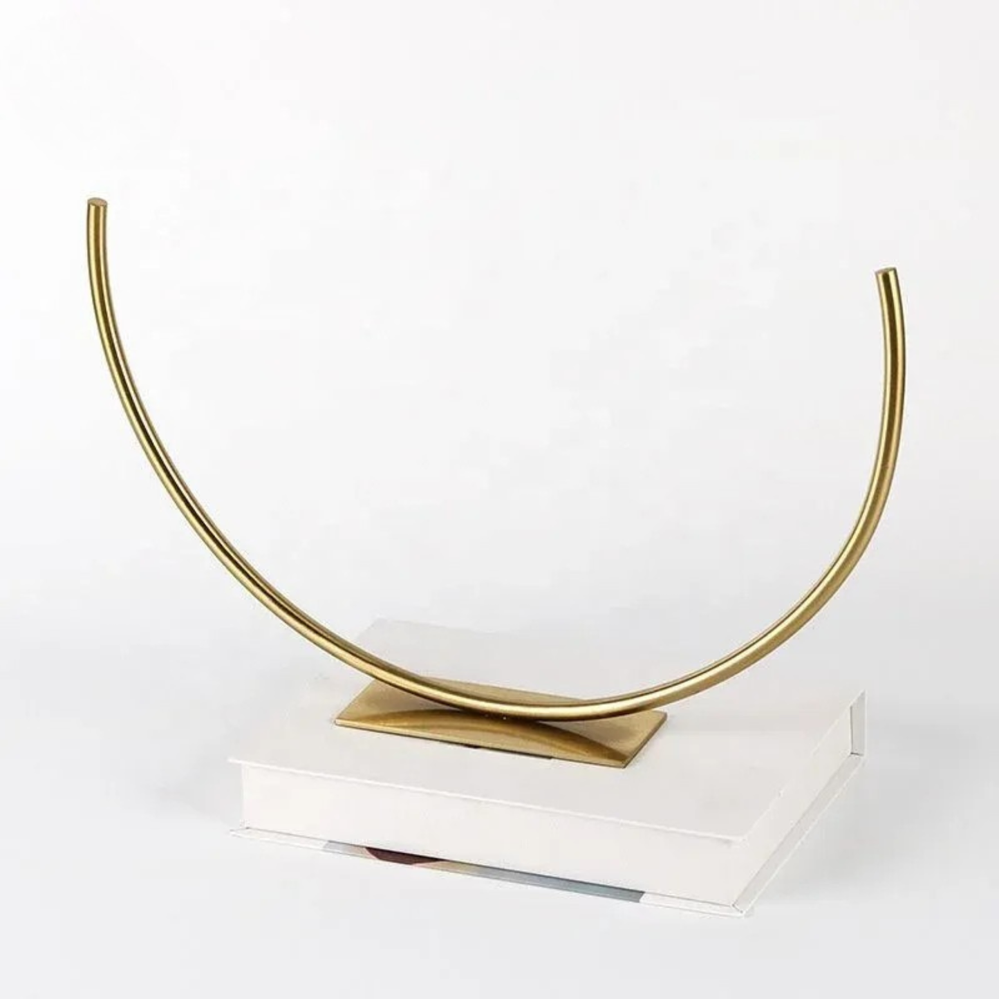 Luxus Halbkreis Metall Dekorobjekt – Italienisches Design