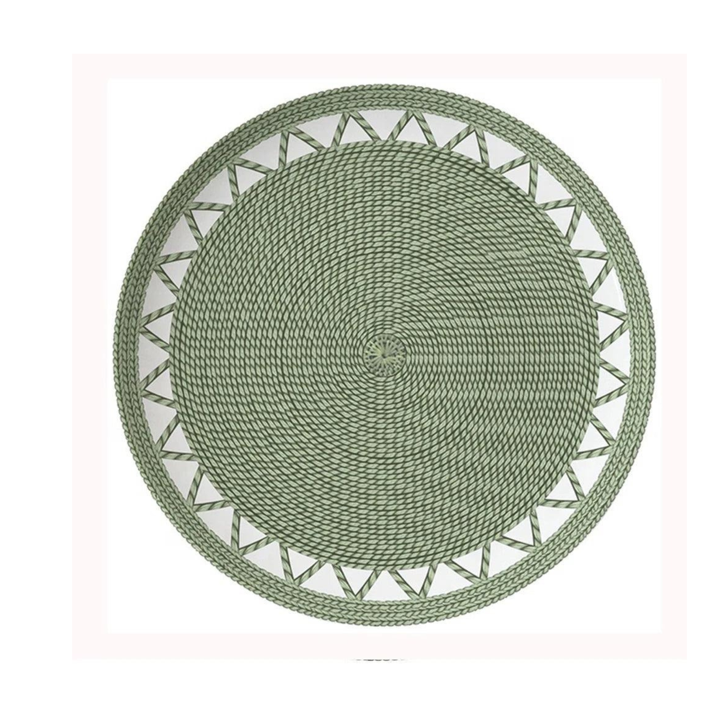 Luxuriöses Geschirrset – Ananas Design mit grünen Blättern
