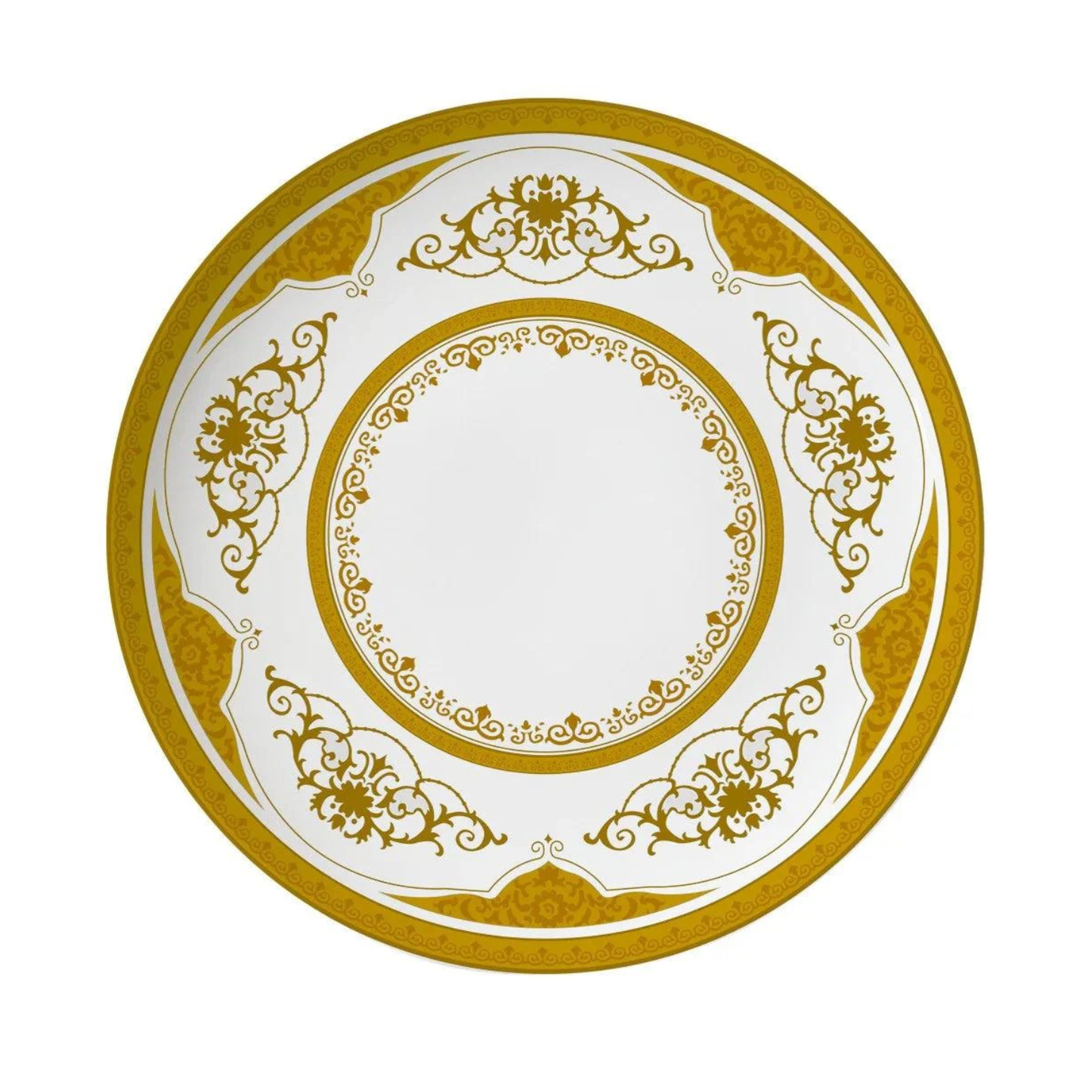 Luxuriöses Nordic Gold Bone China Geschirrset