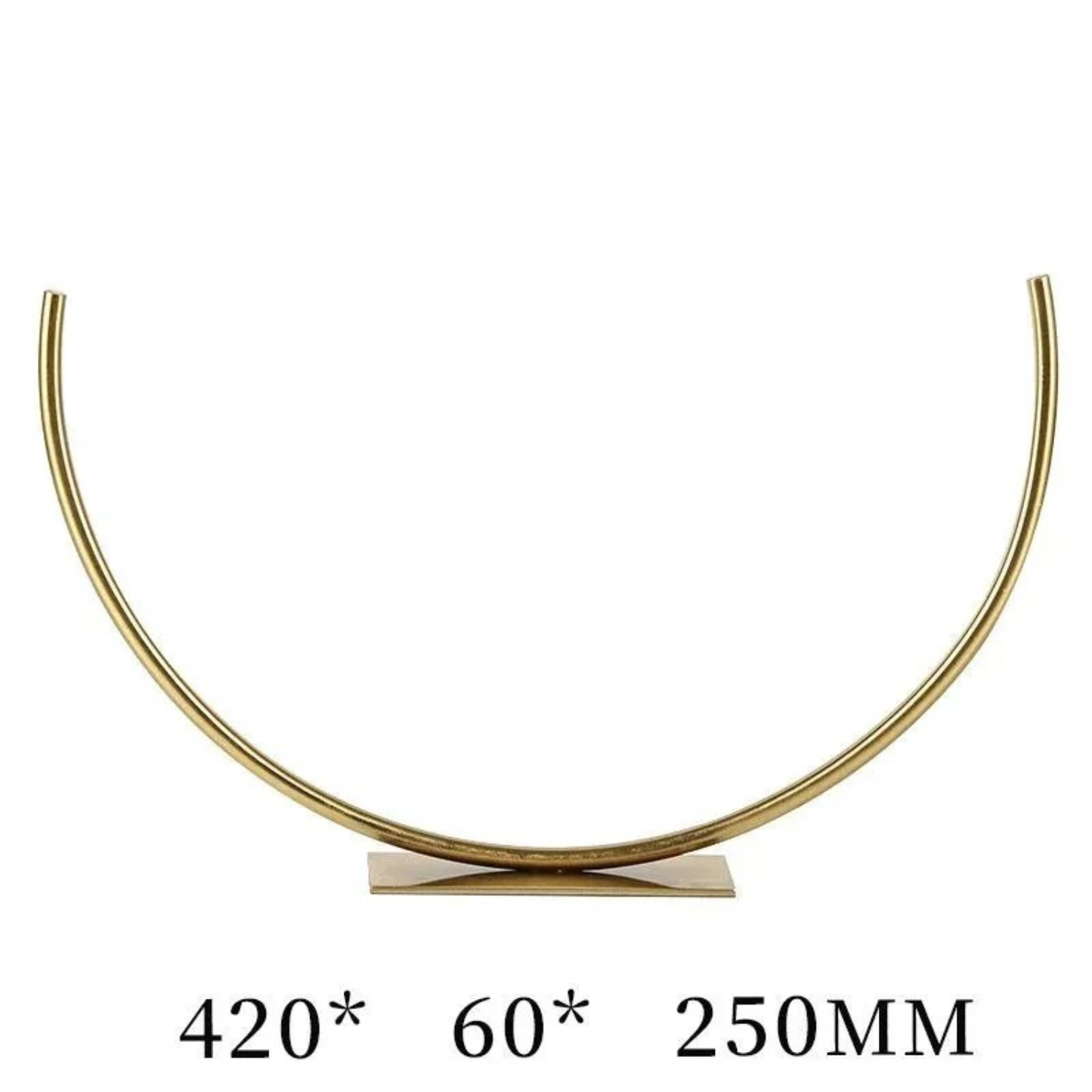 Luxus Halbkreis Metall Dekorobjekt – Italienisches Design