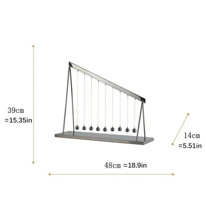 Goldenes Metall Pendel Balance Skulptur