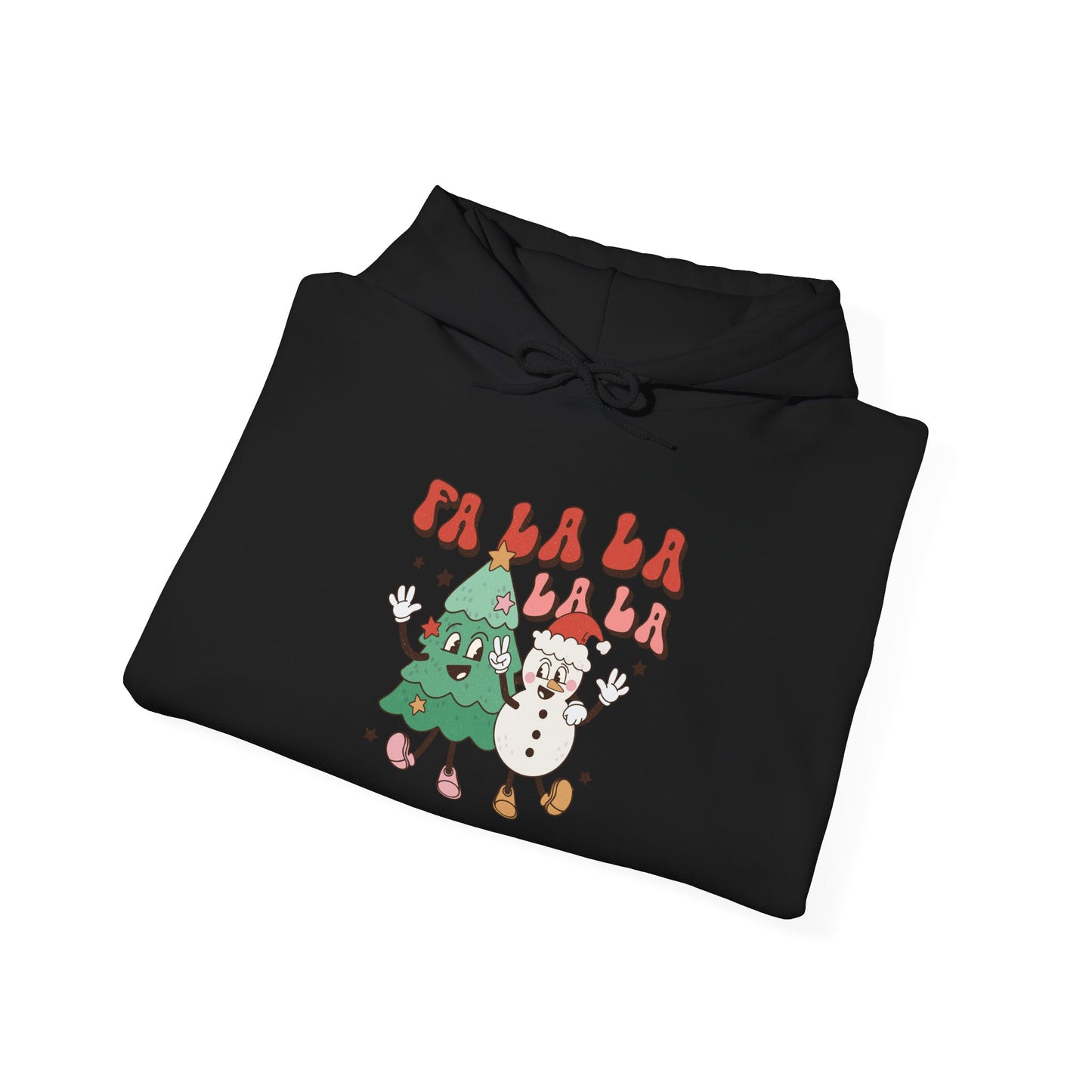 Fa La La La La Retro Weihnachten Hoodie Unisex