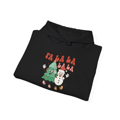 Fa La La La La Retro Weihnachten Hoodie Unisex