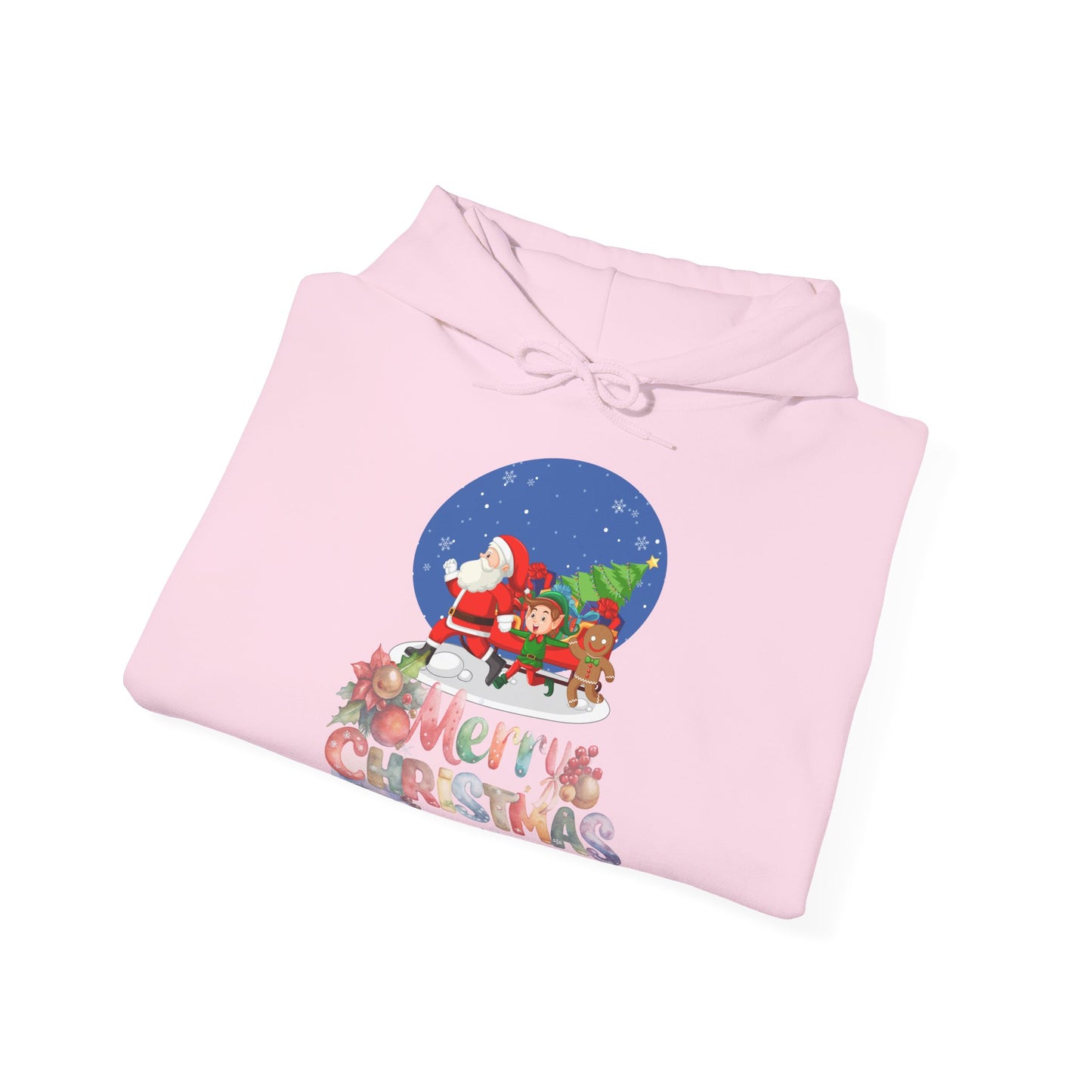 Merry Christmas Hoodie Santa & Elf Unisex