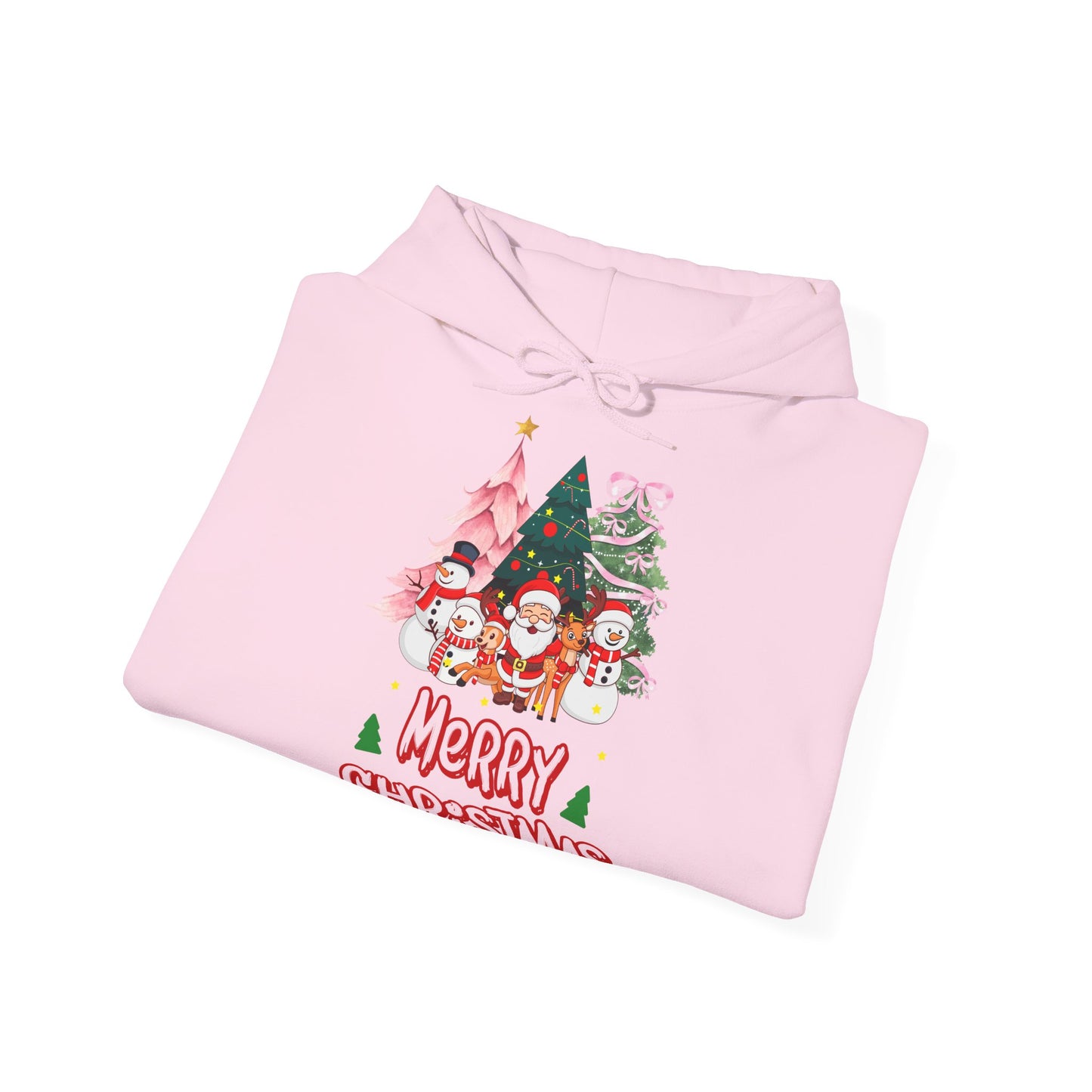 Merry Christmas Hoodie Santa Schneemann & Tannenbaum Unisex