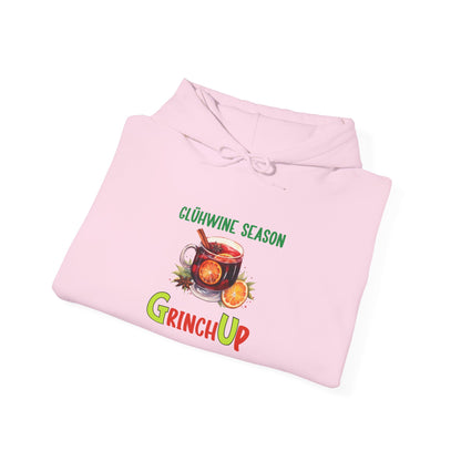 Glühwine Season Grinch Up Weihnachten Hoodie Unisex
