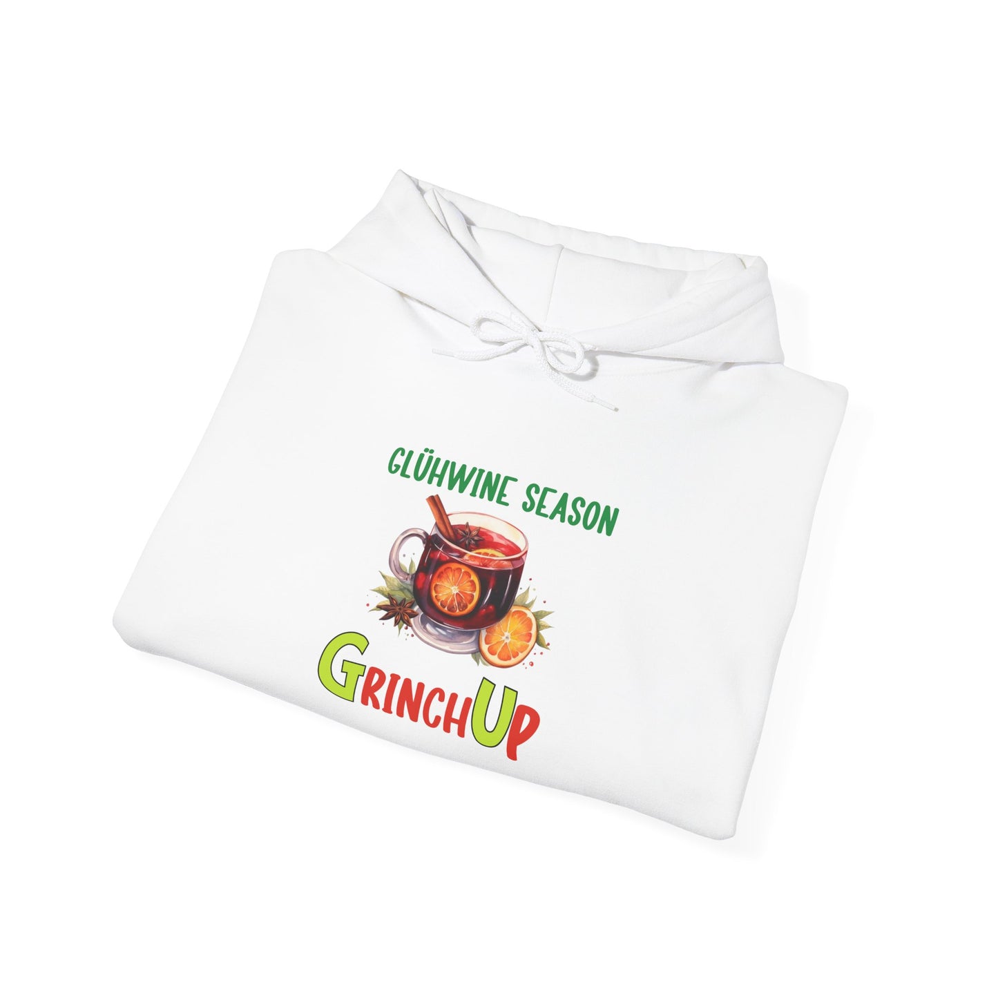 Glühwine Season Grinch Up Weihnachten Hoodie Unisex