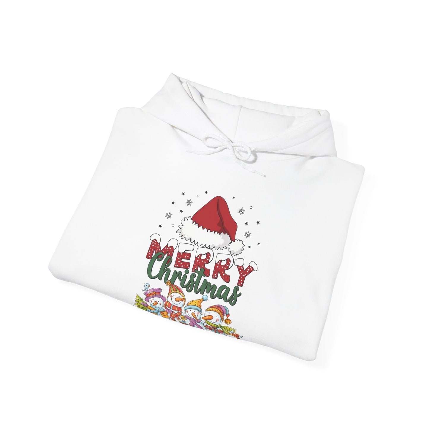 Merry Christmas Hoodie Sweatshirt – Winter Pullover Unisex