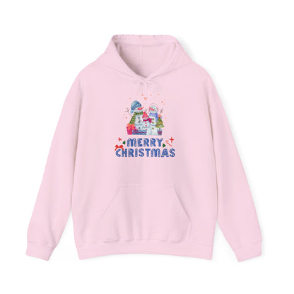 Merry Christmas Hoodie Snowman Family Winter Sweatshirt