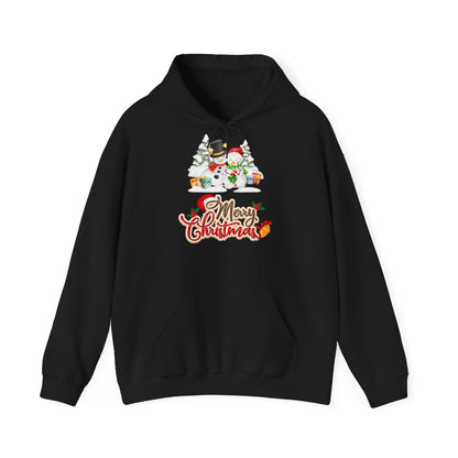 Merry Christmas Hoodie Schneemann Paar Unisex