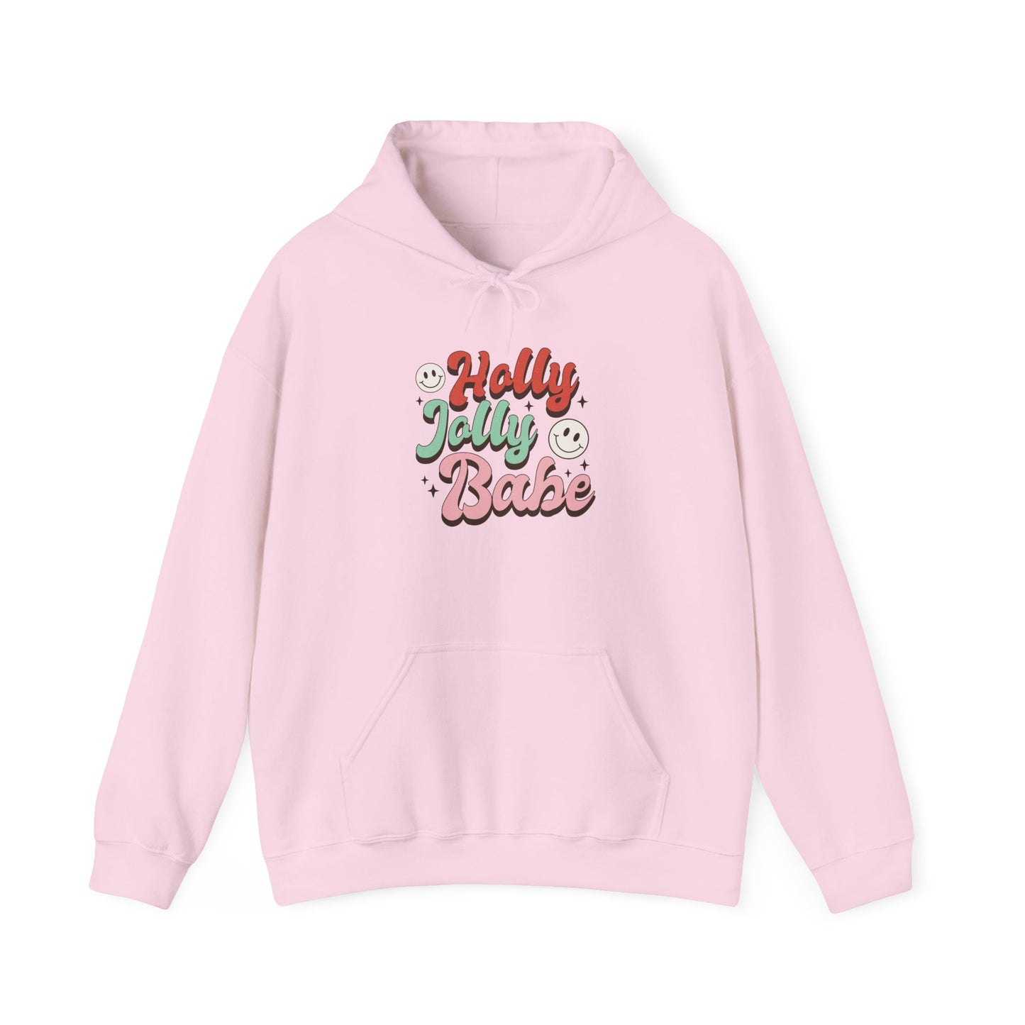 Holly Jolly Babe Weihnachten Hoodie Unisex Christmas Pullover Retro