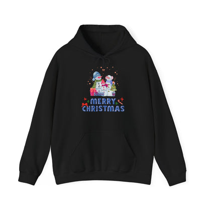 Merry Christmas Hoodie Snowman Family Winter Sweatshirt
