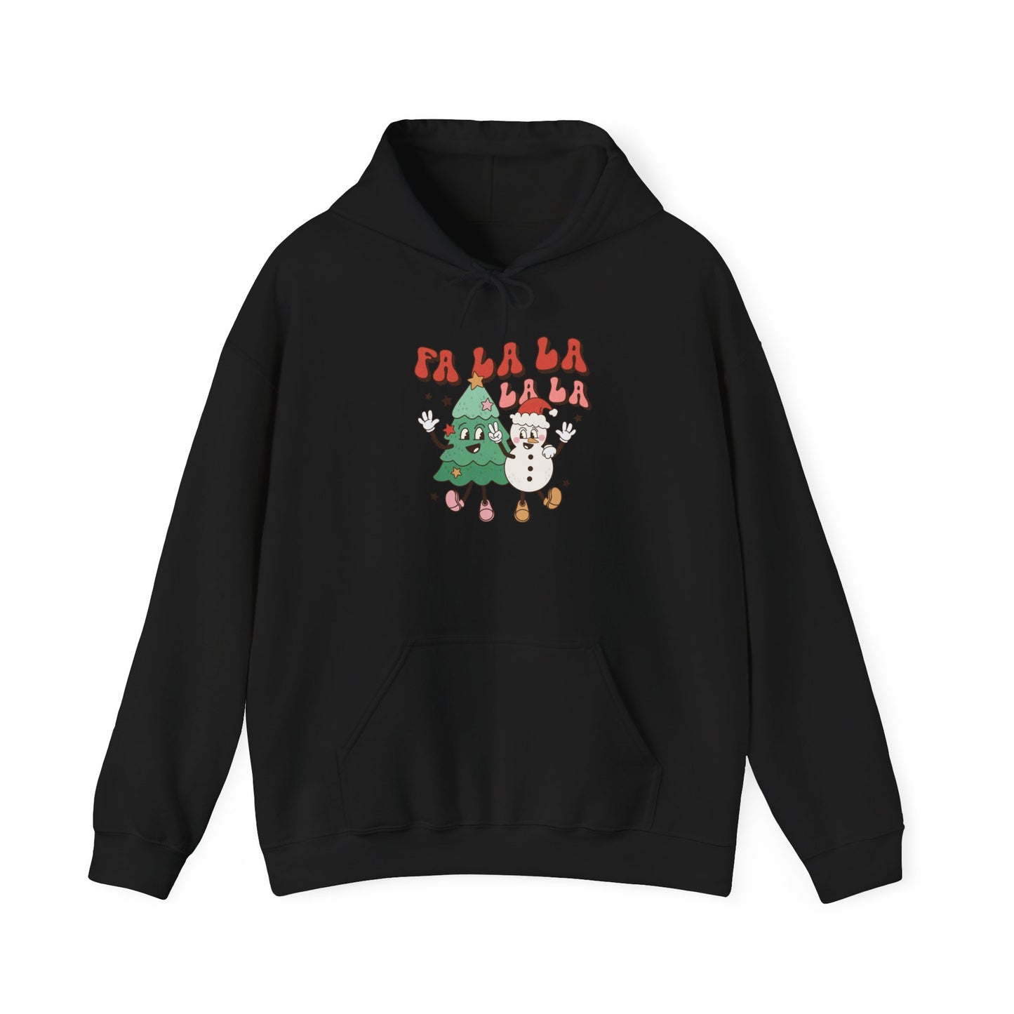Fa La La La La Retro Weihnachten Hoodie Unisex