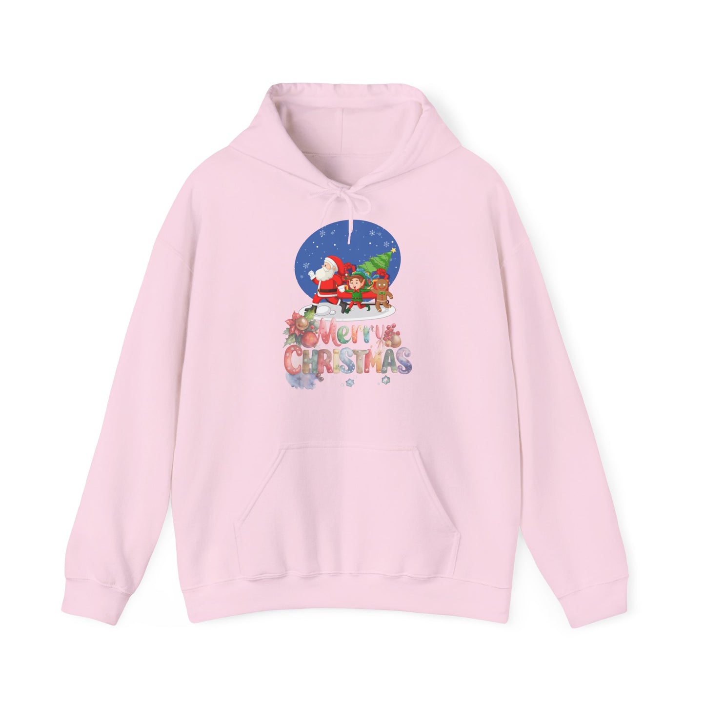 Merry Christmas Hoodie Santa & Elf Unisex