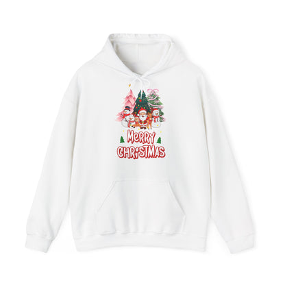 Merry Christmas Hoodie Santa Schneemann & Tannenbaum Unisex