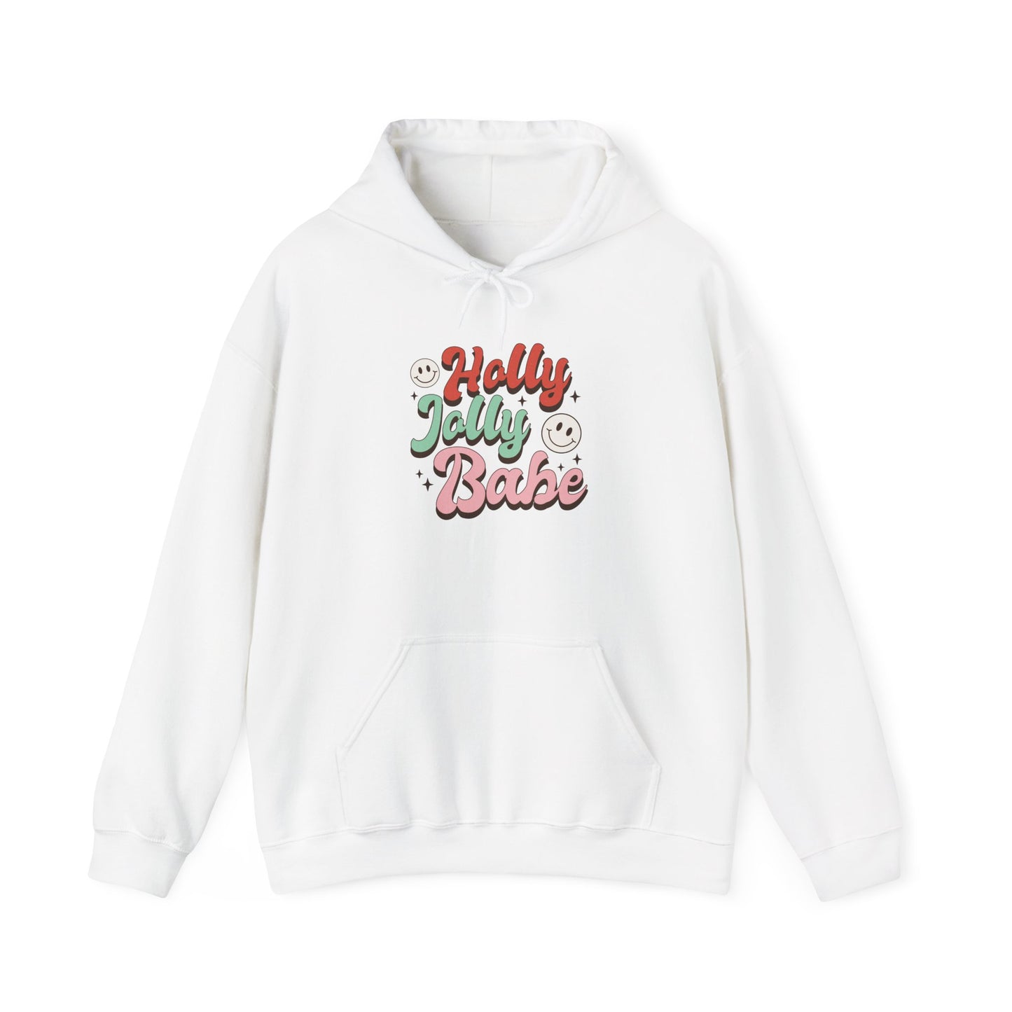 Holly Jolly Babe Weihnachten Hoodie Unisex Christmas Pullover Retro
