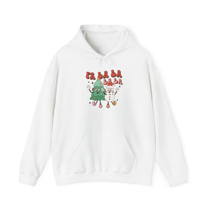 Fa La La La La Retro Weihnachten Hoodie Unisex