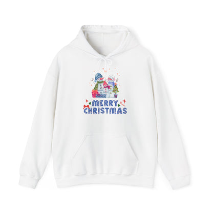 Merry Christmas Hoodie Snowman Family Winter Sweatshirt