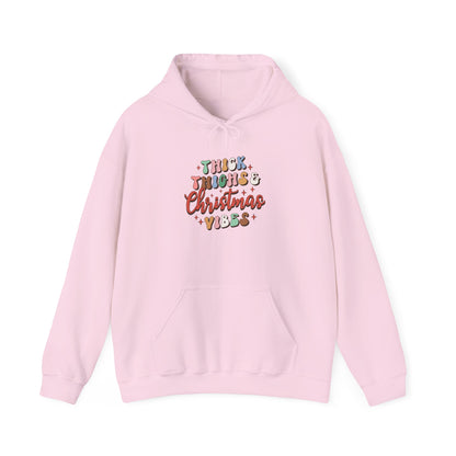 Thick Thighs & Christmas Vibes Weihnachten Hoodie Unisex