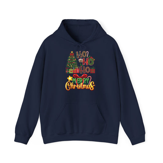 Ho Ho Ho Merry Christmas Hoodie Sweatshirt – Festlicher Winterpullover