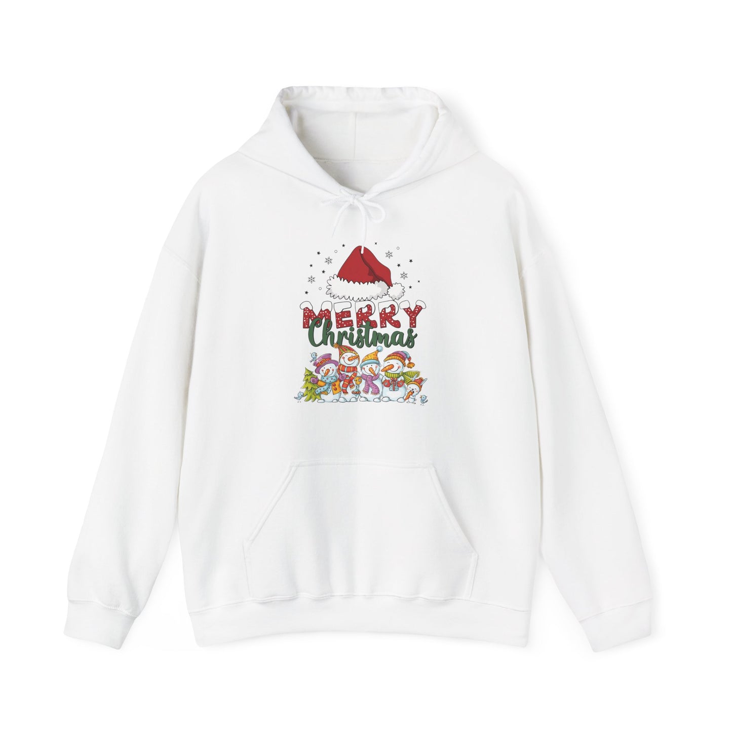 Merry Christmas Hoodie Sweatshirt – Winter Pullover Unisex