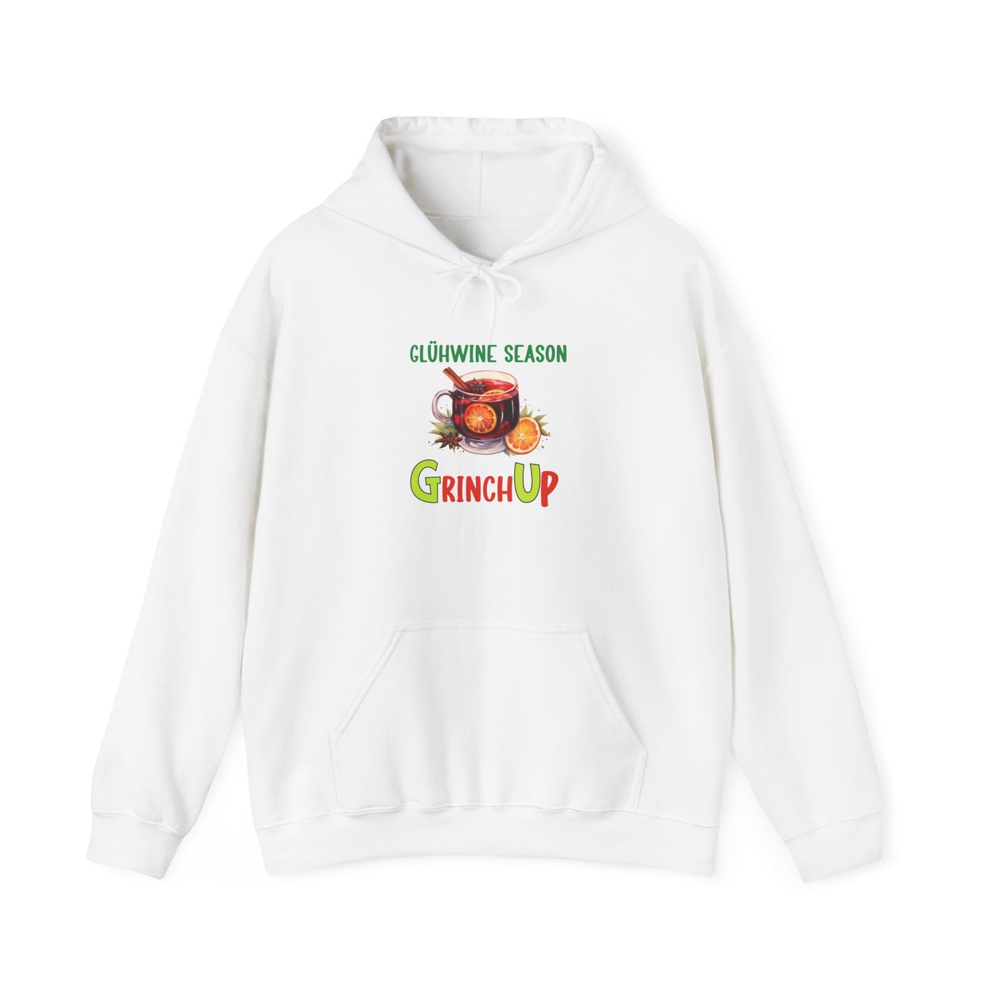 Glühwine Season Grinch Up Weihnachten Hoodie Unisex