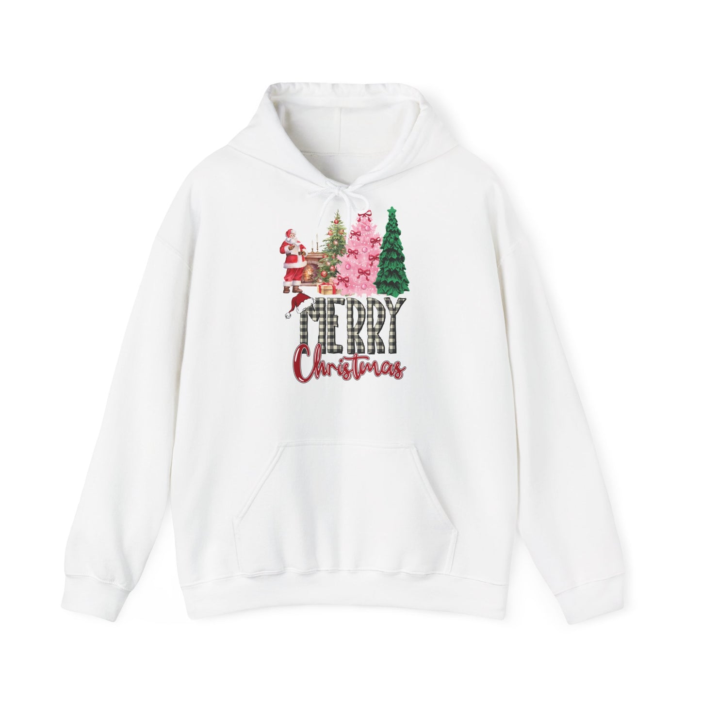 Merry Christmas Hoodie Santa & Pinker Tannenbaum Unisex