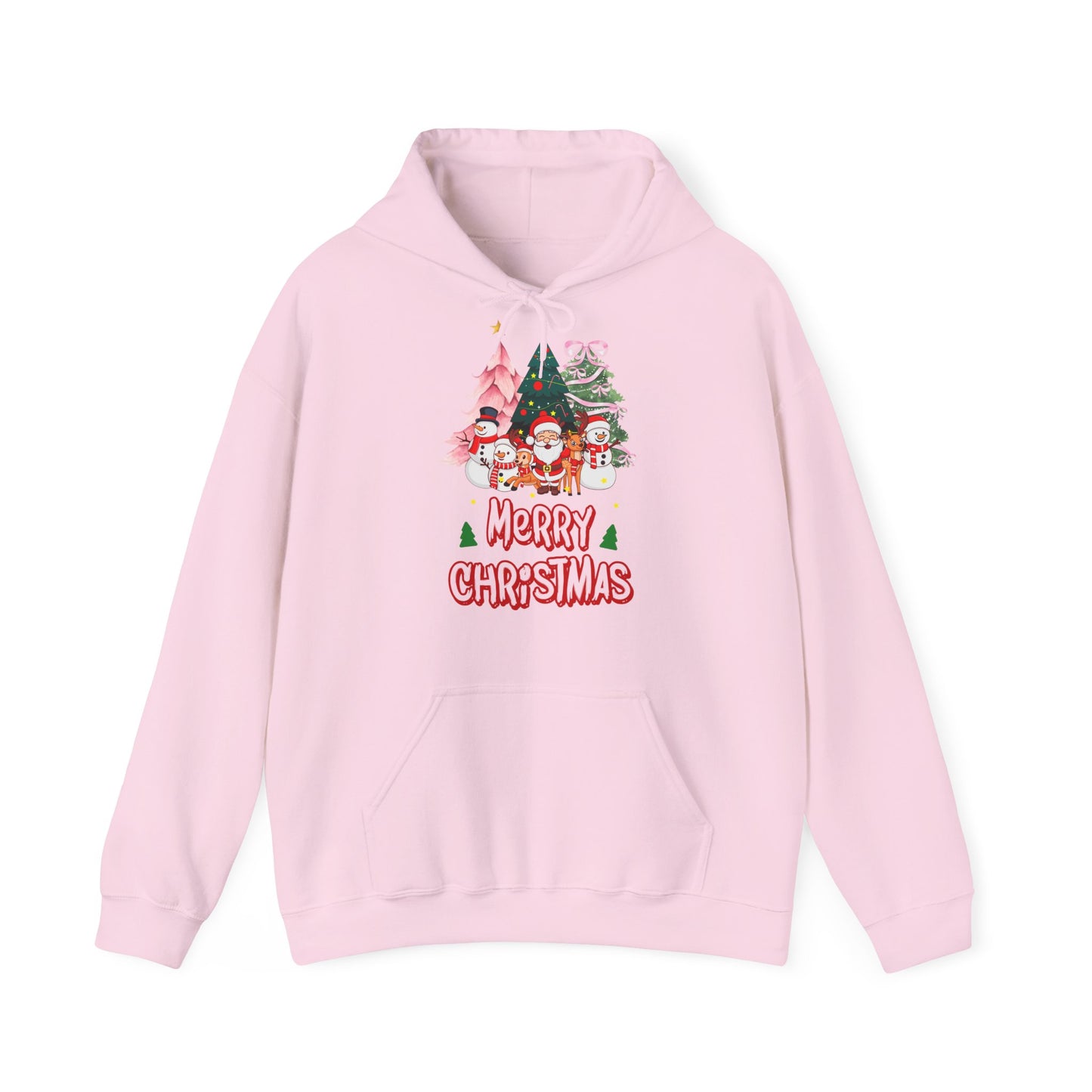 Merry Christmas Hoodie Santa Schneemann & Tannenbaum Unisex