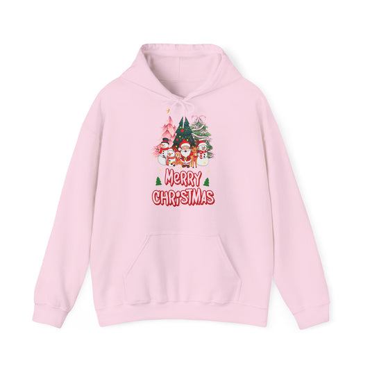 Merry Christmas Hoodie Santa Schneemann & Tannenbaum Unisex