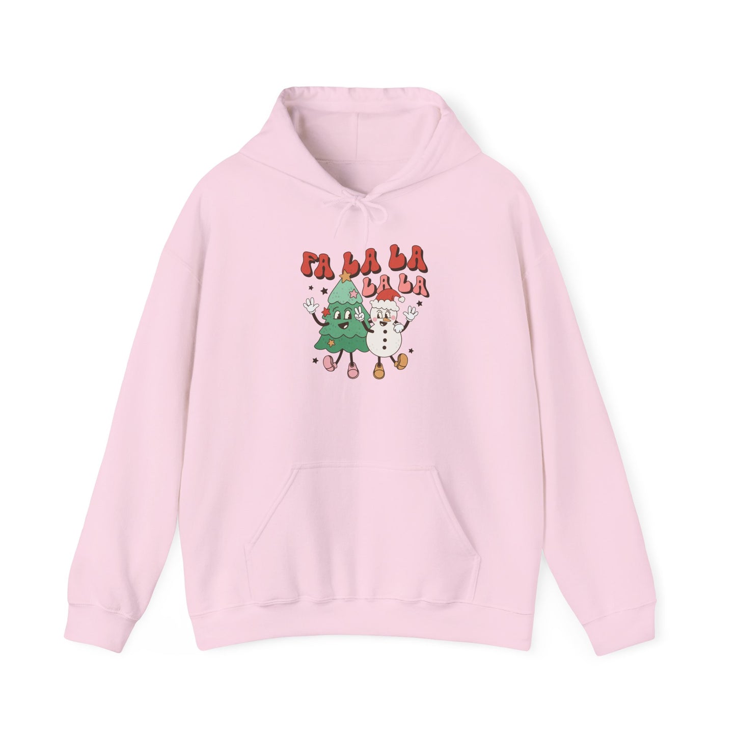 Fa La La La La Retro Weihnachten Hoodie Unisex